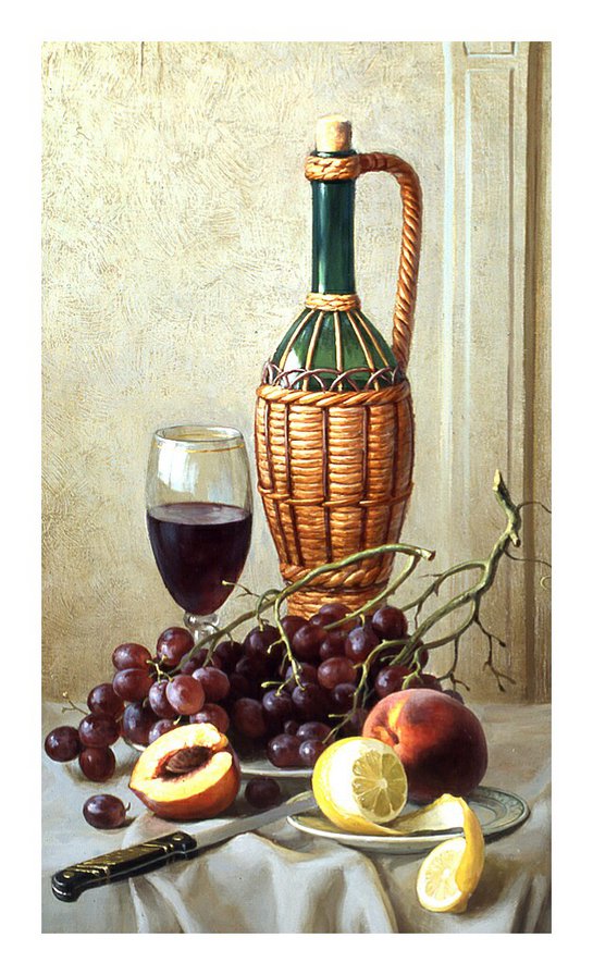 Натюрморт - вышивка крестом - оригинал