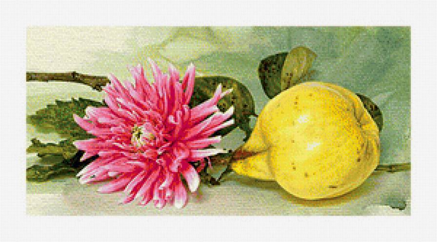 Натюрморт - вышивка крестом - предпросмотр