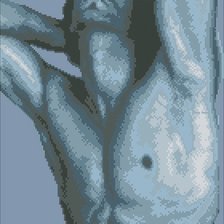 Схема вышивки «он»