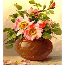 Букет в вазе