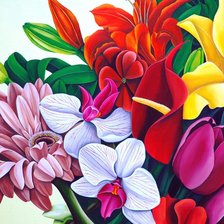 Схема вышивки «Букет»