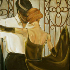 Схема вышивки «Триш Биддл»