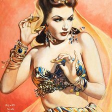 Схема вышивки «Танцовщица»