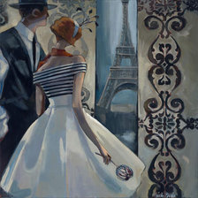 Схема вышивки «Триш Биддл»