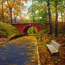 Схема вышивки «Пейзажи Виктории Левиной»