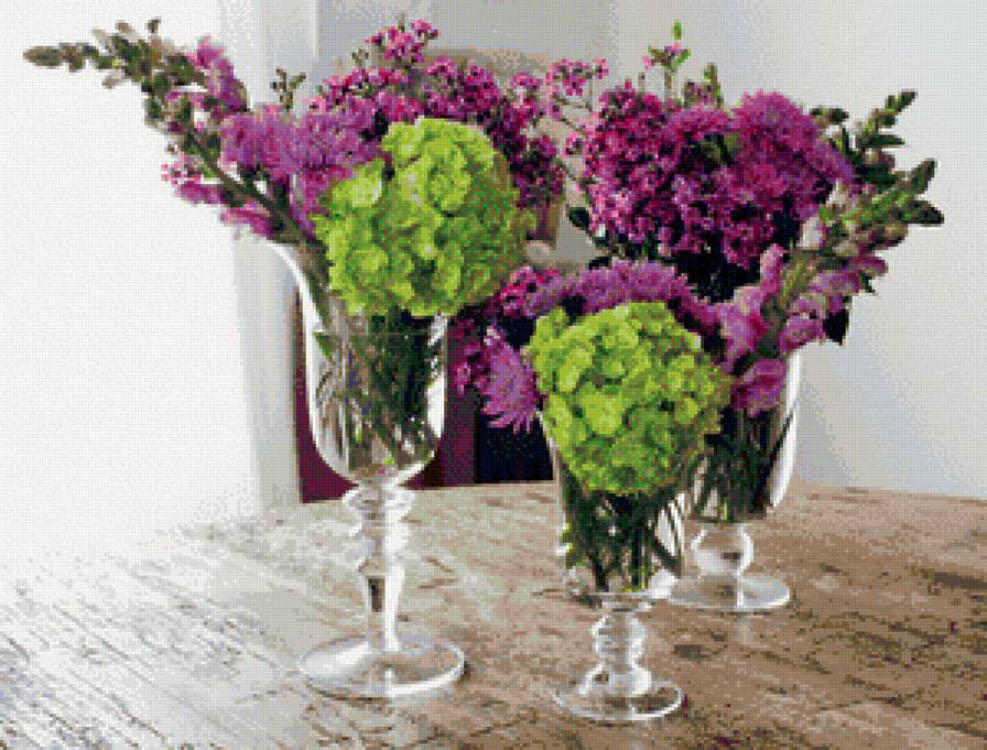 гортензия зелёная - предпросмотр