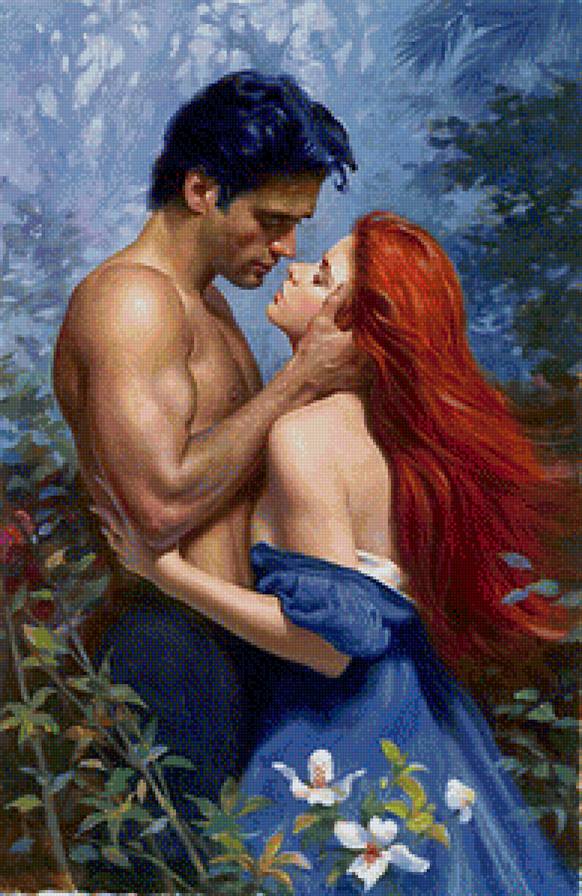 влюбленные - пара, влюбленные, страсть - предпросмотр