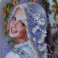 Схема вышивки «Зима»