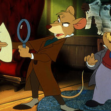 Схема вышивки «Мышонок детектив»