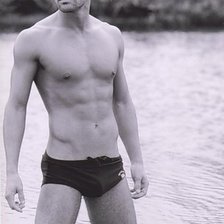 Схема вышивки «он и вода»