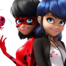 Схема вышивки «Леди баг»