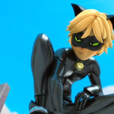 Схема вышивки «Супер кот»