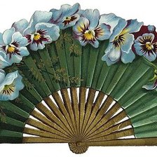 Схема вышивки «Цветочный веер»