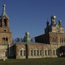 Схема вышивки «церковь с.Борец»