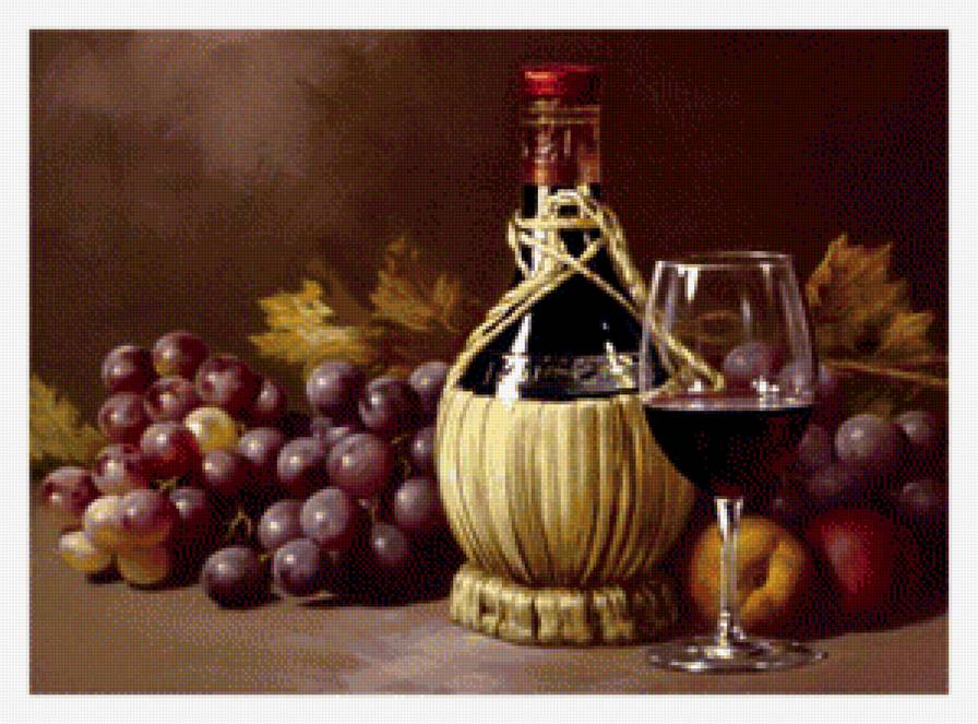 Натюрморт - вышивка крестом - предпросмотр