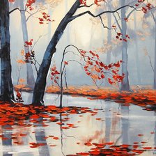 Схема вышивки «осень»