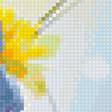 Предпросмотр схемы вышивки «бабочка на синем» (№1199258)