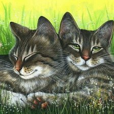 Схема вышивки «мир животных»