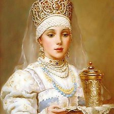 Схема вышивки «боярыня»