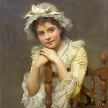 Схема вышивки «Ожидание в раздумье»