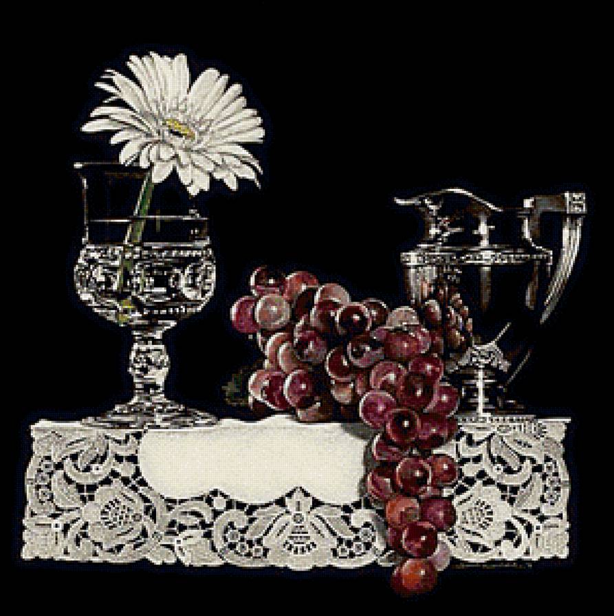 Гербера и виноград - предпросмотр