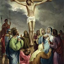 Схема вышивки «хресна дорога стація 12»