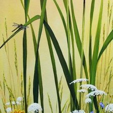 Схема вышивки «камыш»