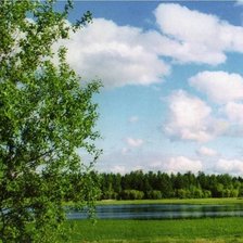 Схема вышивки «Родные просторы»