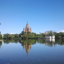 Схема вышивки «Питергоф. Вид со стороны Ольгиного острова»