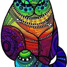 Схема вышивки «Чешир»