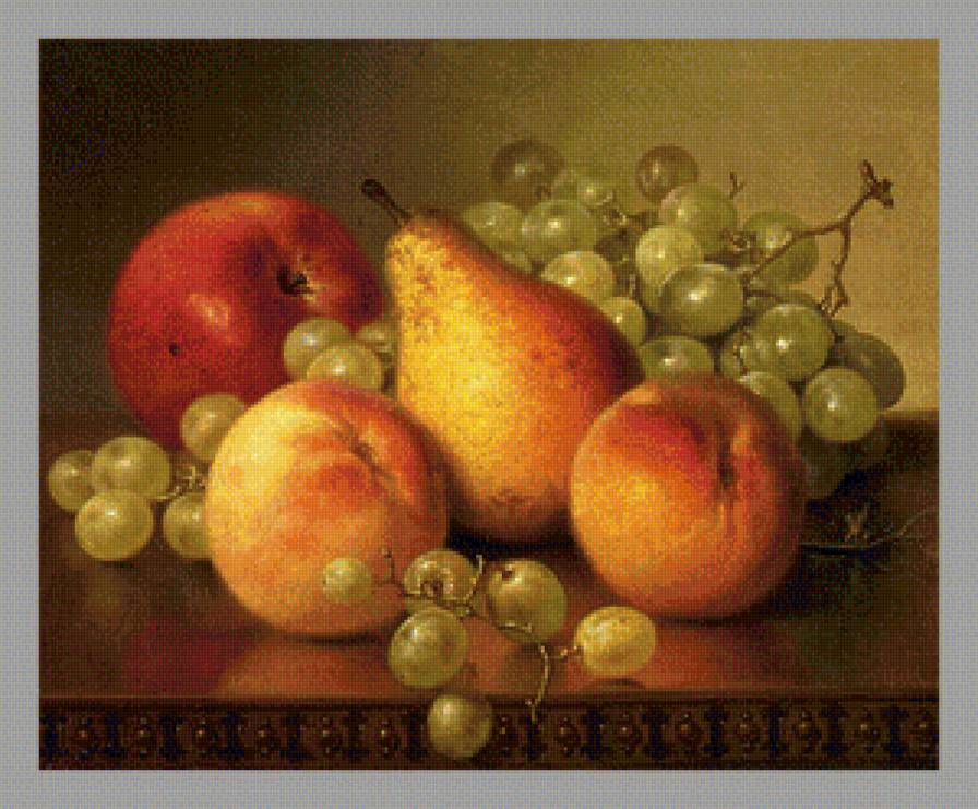 Натюрморт - вышивка крестом - предпросмотр