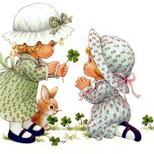 Схема вышивки «Малышки»