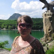 Схема вышивки «Железноводск. Озеро Железное»