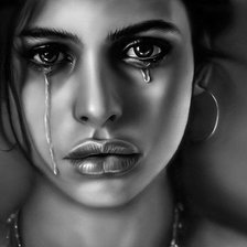 Схема вышивки «девушка»