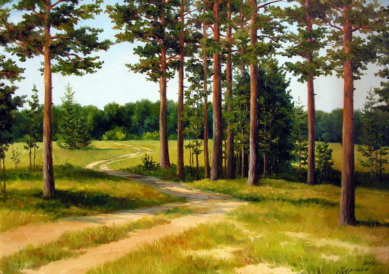 Лес - природа, пейзаж, лес - оригинал