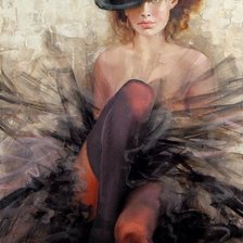 Схема вышивки «неглиже»