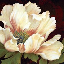 Схема вышивки «Пион»