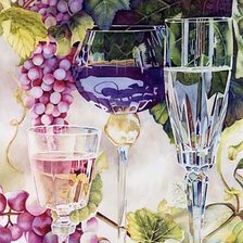 Схема вышивки «виноград»