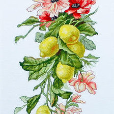 Схема вышивки «лемоны»
