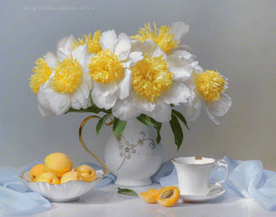 Натюрморт - вышивка крестом - предпросмотр