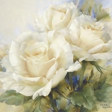 Схема вышивки «нежные розы»