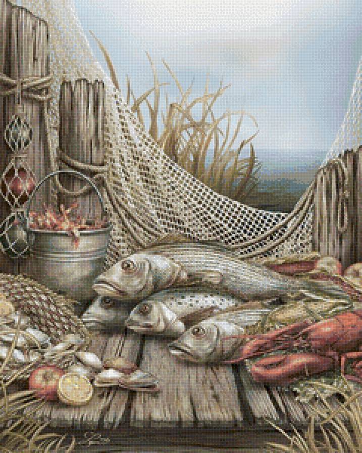 рыбацкий улов - предпросмотр