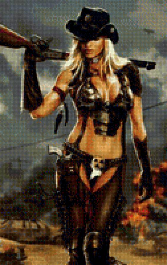 Девушка - оружие, дувушка - предпросмотр