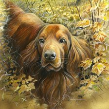 Схема вышивки «мир животных»