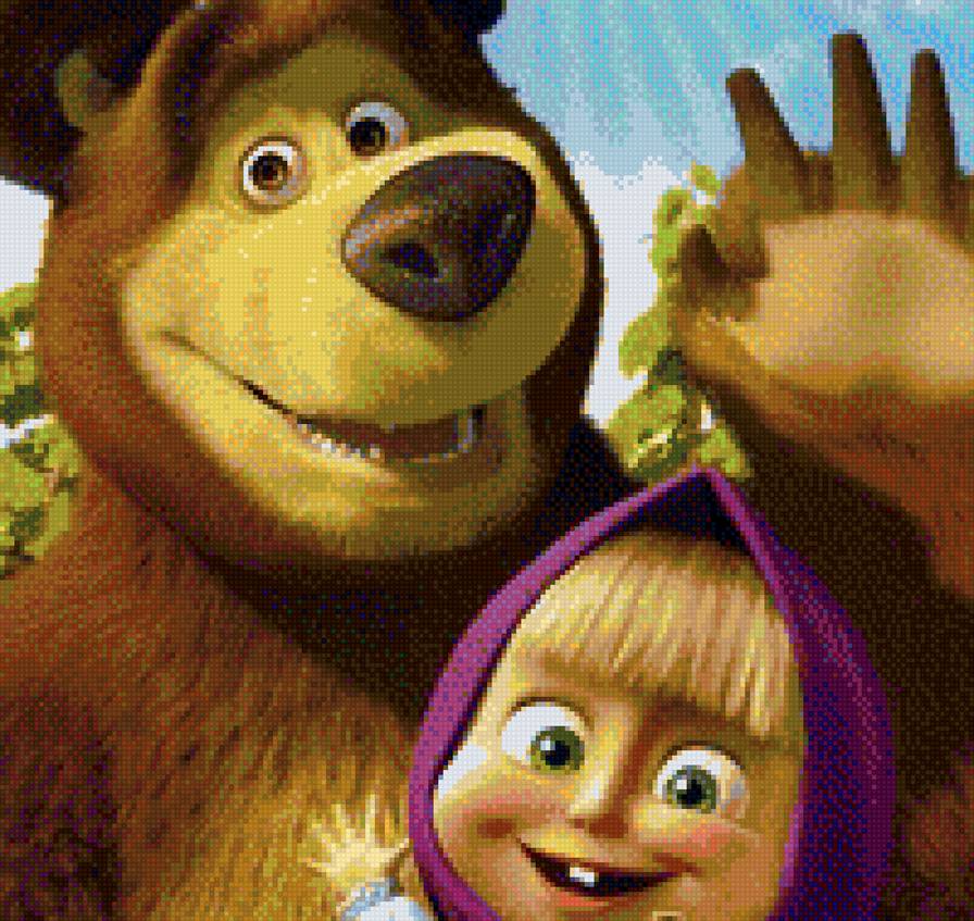 Маша и медведь - маша, медведь - предпросмотр