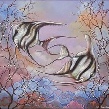 Схема вышивки «Скалярии Снежанна Каширская»