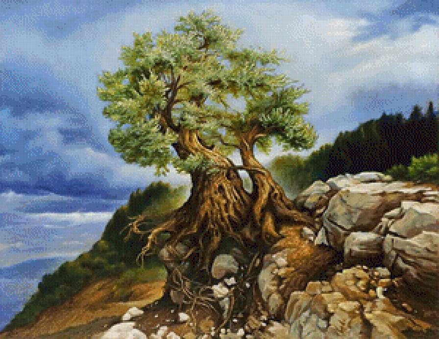 По картине худ. Ирины Каркаби "Сила любви" - живопись - предпросмотр