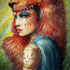 Схема вышивки «инди»