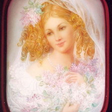 Схема вышивки «нежность в стиле ретро»