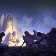 Схема вышивки «Ангелы»